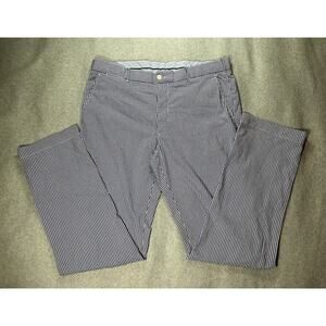 Polo Golf Ralph Lauren Pants Mens W36 L34 Seersucker Blue Plaid Light Weight